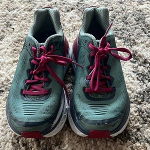 Hoka Shoes, W Bondi 5 style, worn.